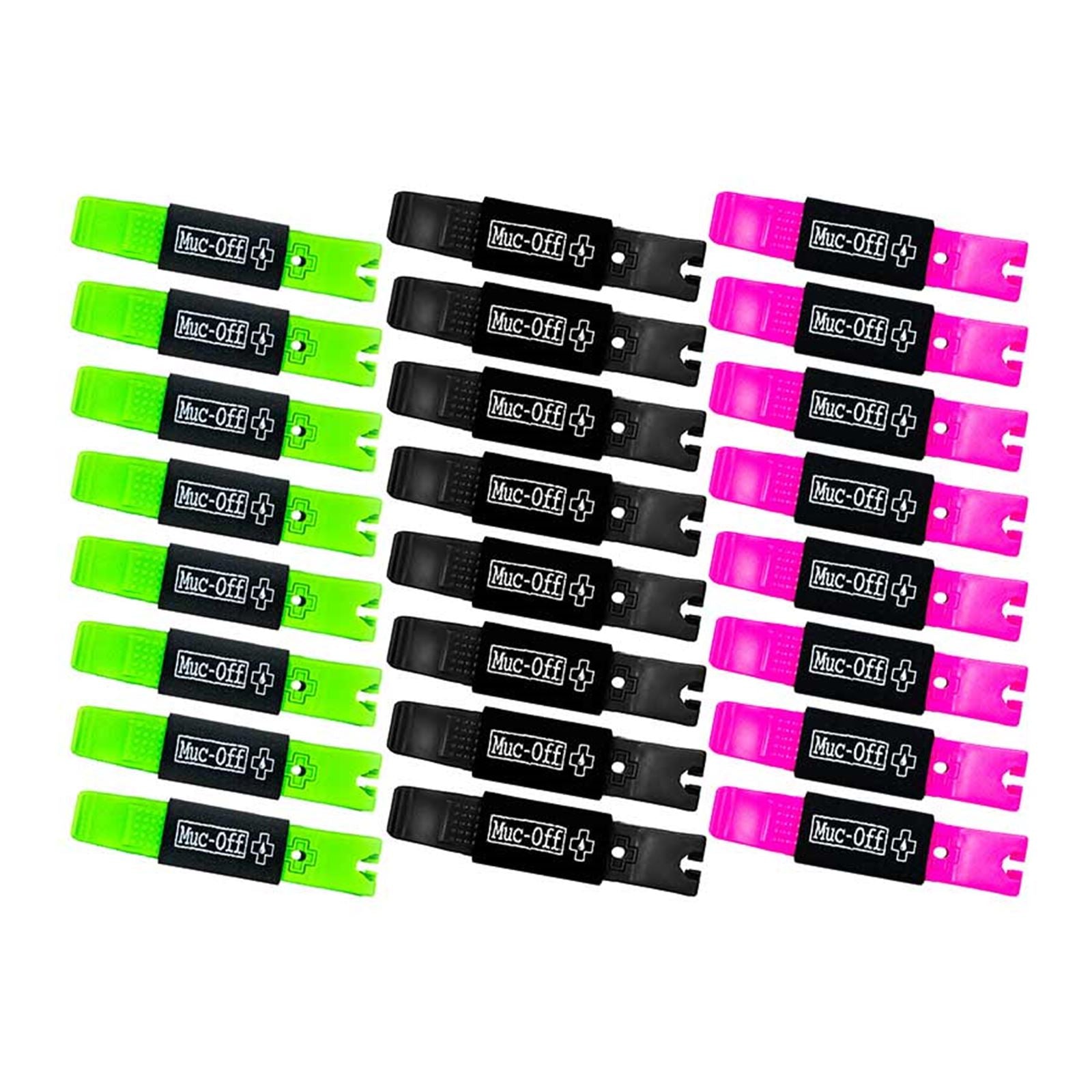 Muc-Off Rim Stix Display - Set of 24 (8 Black, 8 Pink, 8 Green) [MPN: 20139]_1119783