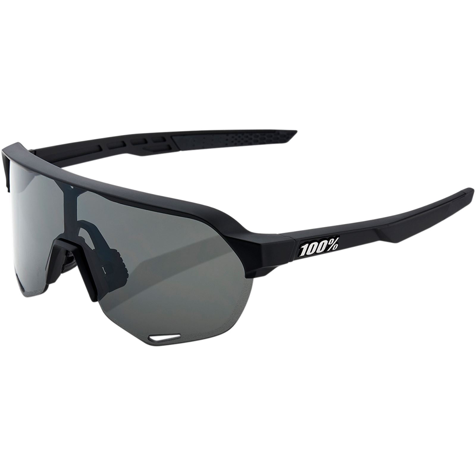 100% S2 Sunglasses - Black - Smoke 61003-102-02_1013195