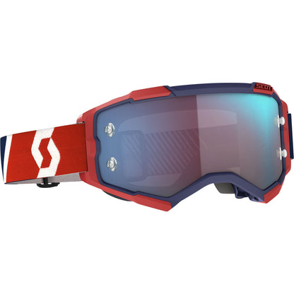 Scott Fury Goggles - Red/Blue with Blue Chrome Works Lens  272828-1228349_1142357