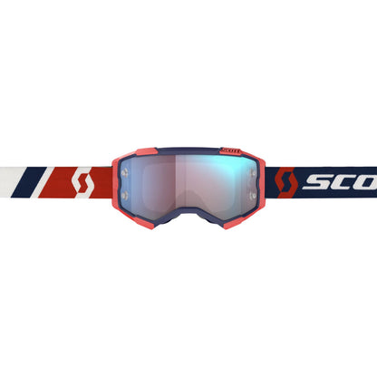 Scott Fury Goggles - Red/Blue with Blue Chrome Works Lens  272828-1228349_1142359