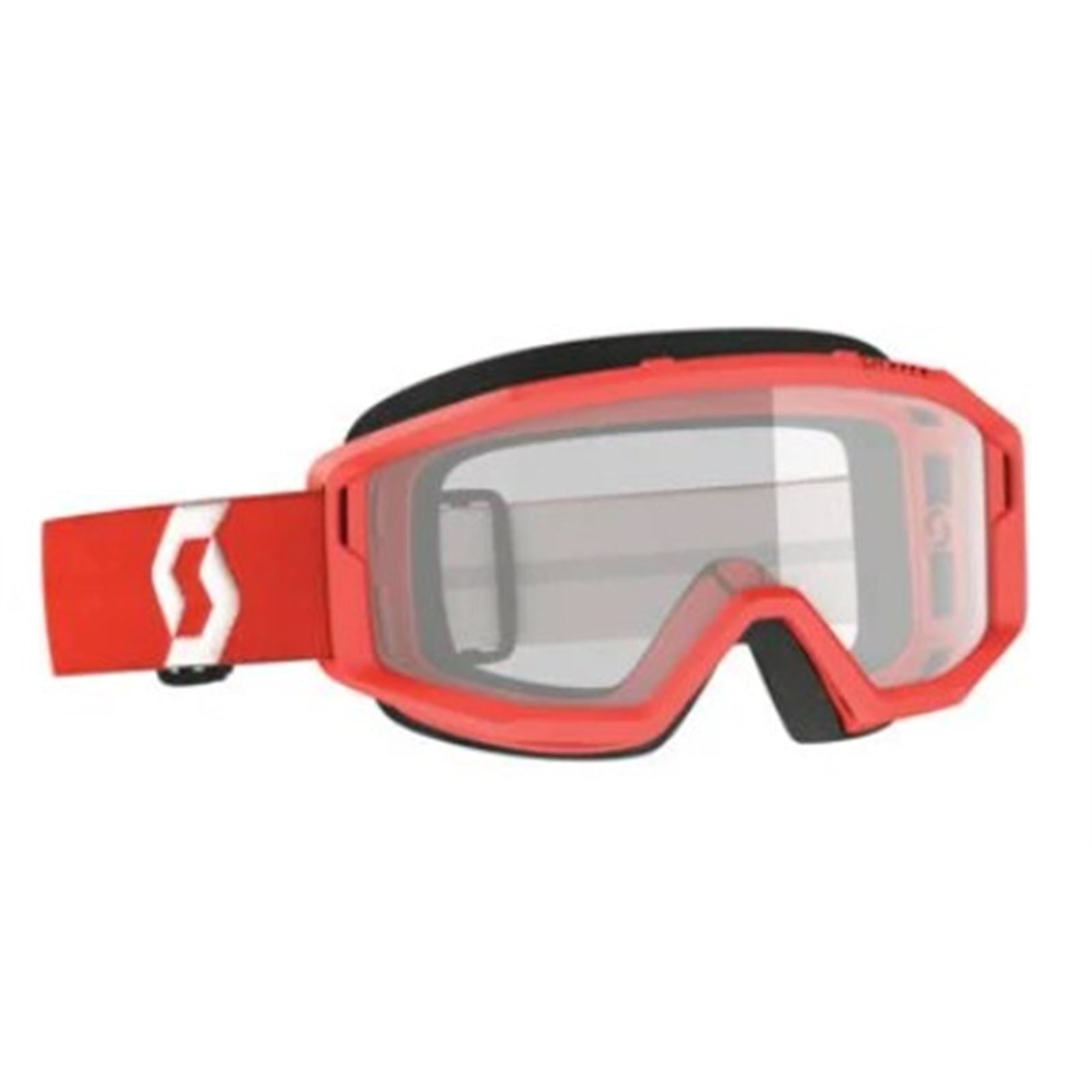 Scott Primal MX Sand/Dust Goggles - - Red with Clear Lens 278598-0004043_681210