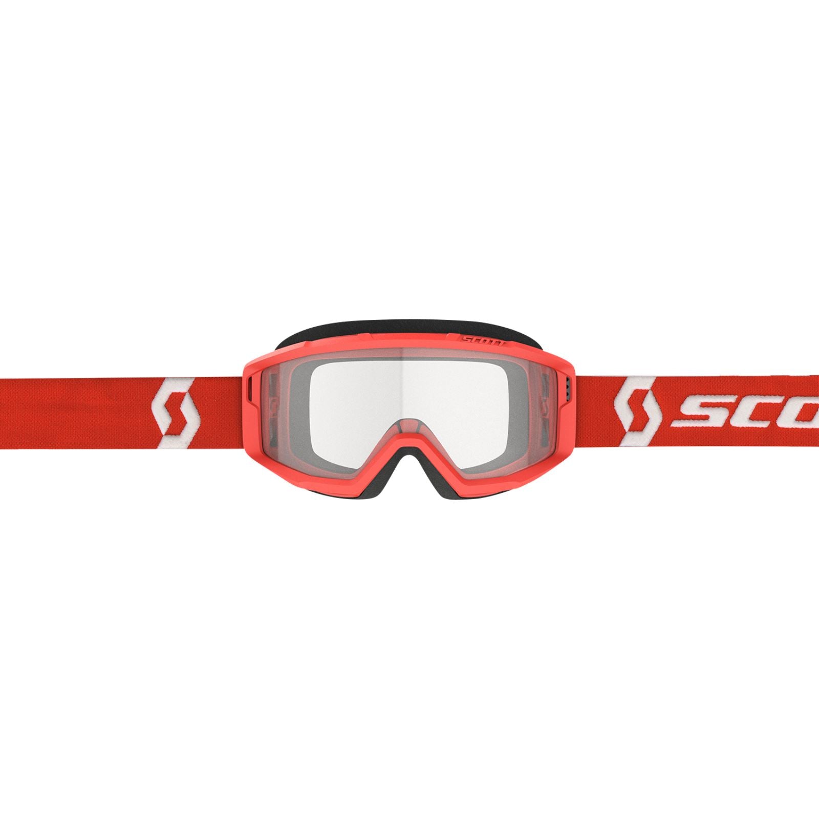 Scott Primal MX Sand/Dust Goggles - - Red with Clear Lens 278598-0004043_1142422