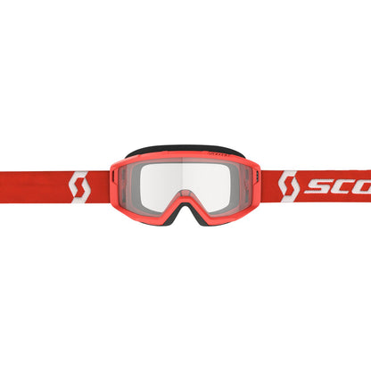 Scott Primal MX Sand/Dust Goggles - - Red with Clear Lens [MPN: 278598-0004043]_1142422