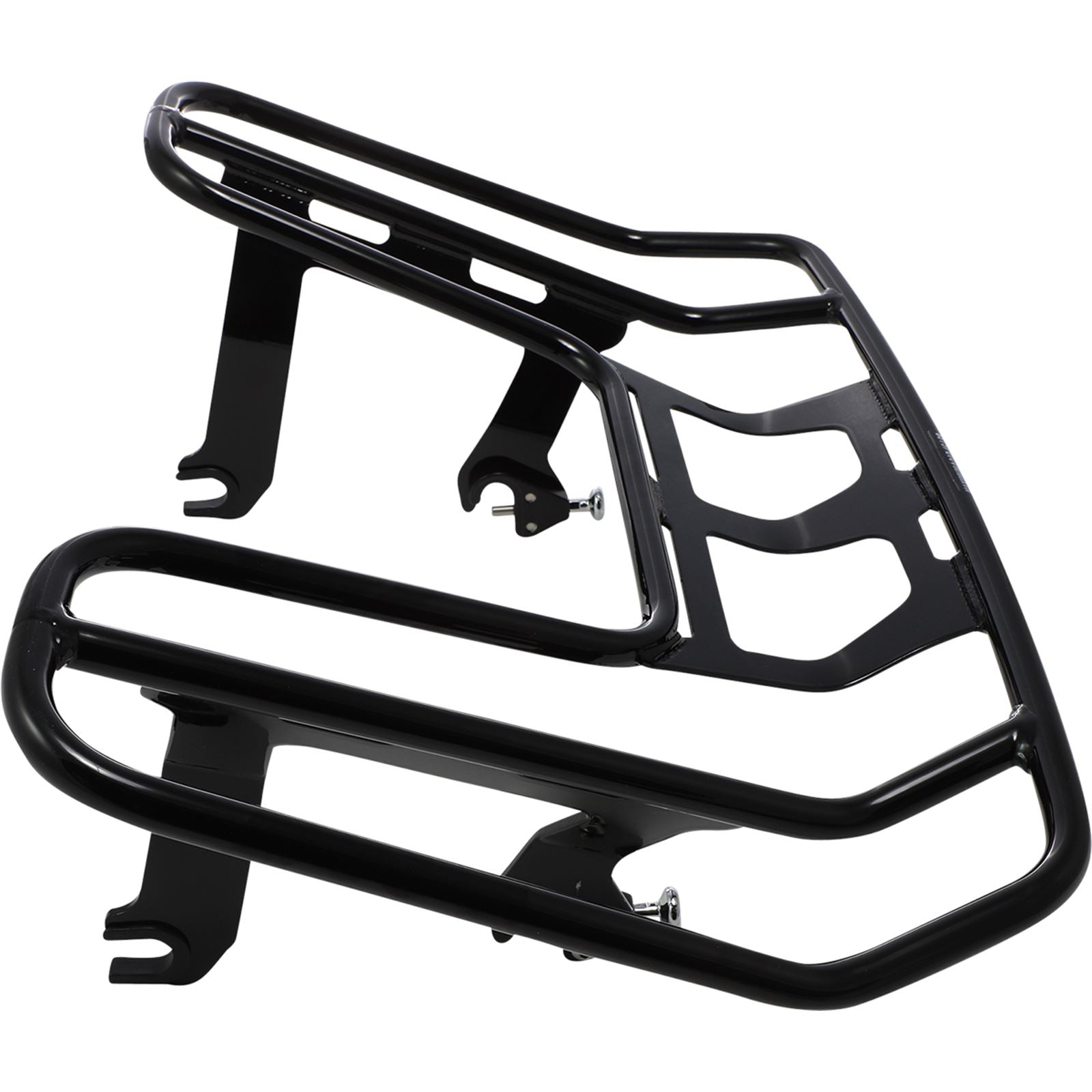Cobra Detachable Wrap Around Rack - Black - for Harley-Davidson FLH 602-2640B_1055400