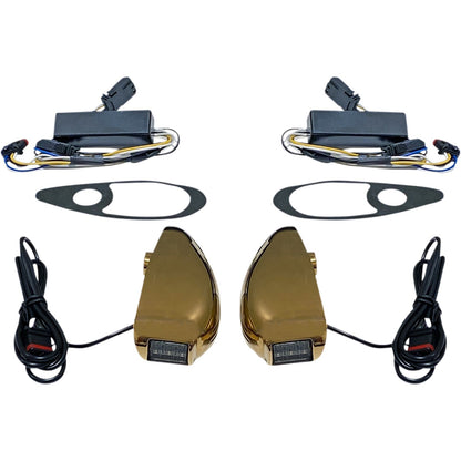 Custom Dynamics ProBEAM Turn Signals fits Harley-Davidson Road Glide - Gold PB-RG-TS-15-G_1055371