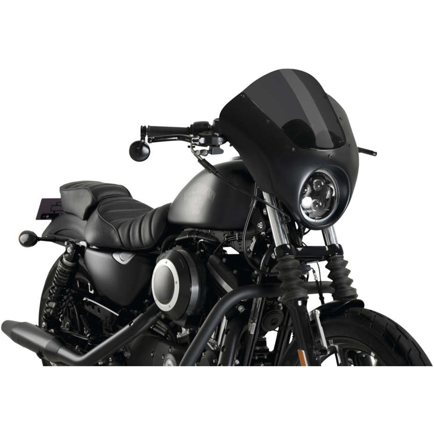 Puig Dark Night Semi-Fairing for V-Twin - Dark Smoke - XL1200NS CUP0015F_988389
