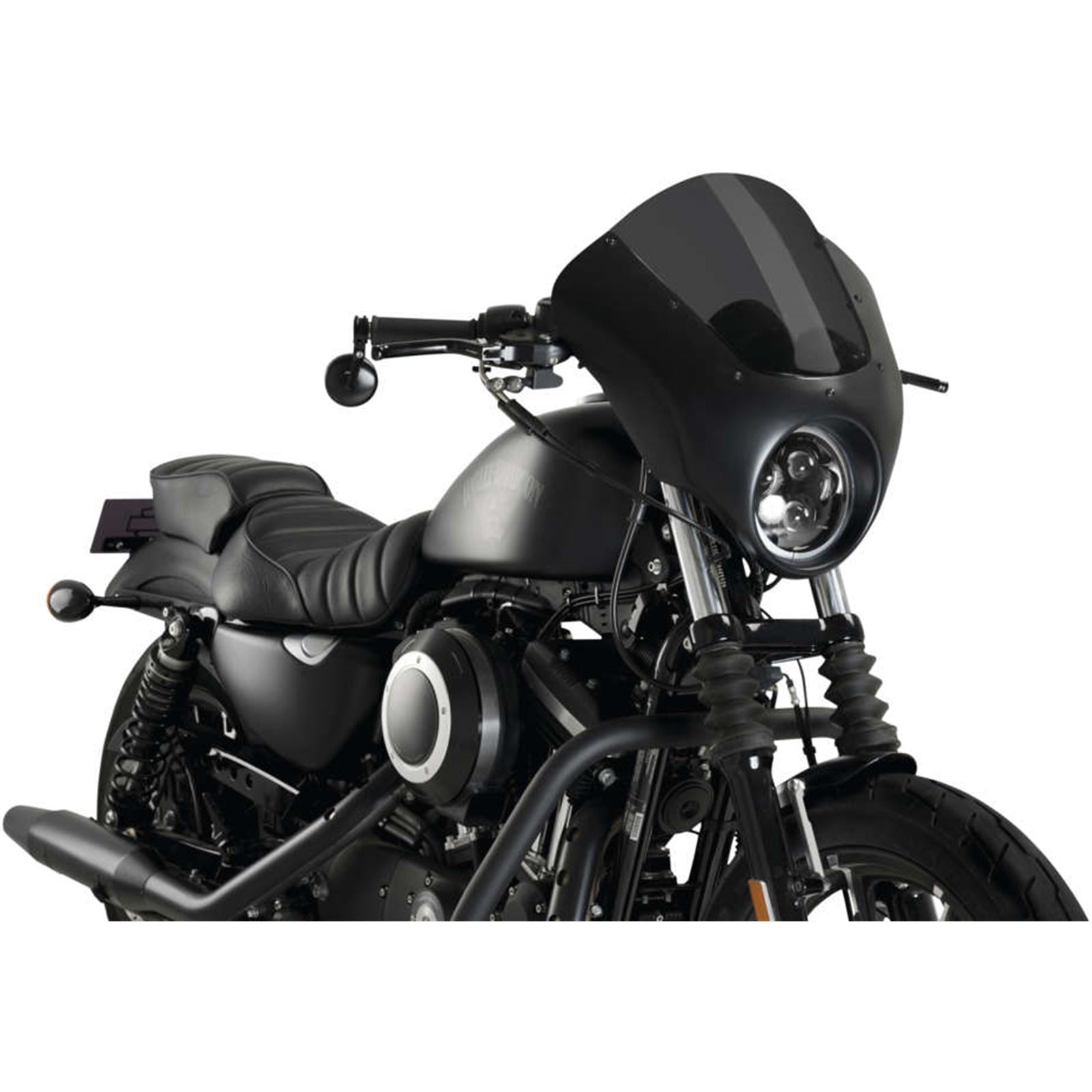 Puig Dark Night Semi-Fairing for V-Twin - Dark Smoke - XL1200NS CUP0015F_988389
