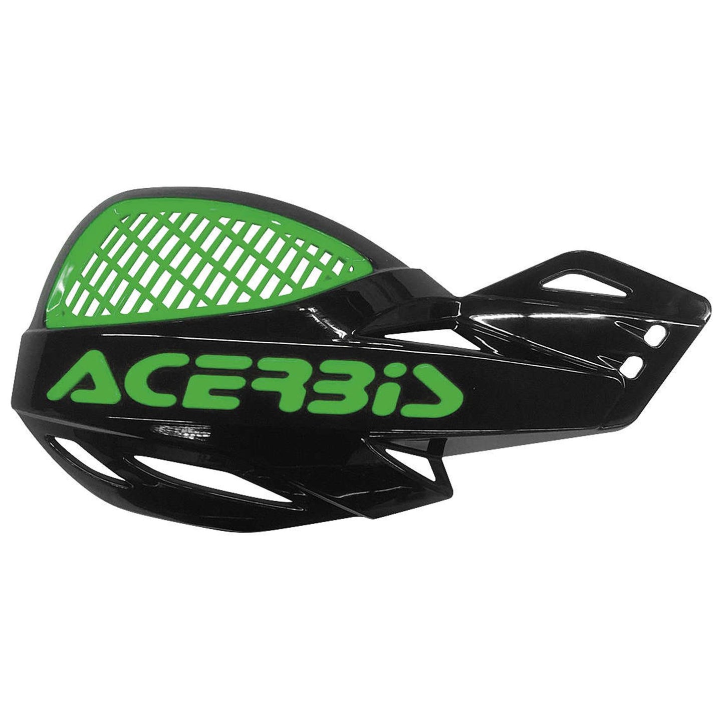 Acerbis Uniko Vented Handguards - Black/Green 2072671043_194467
