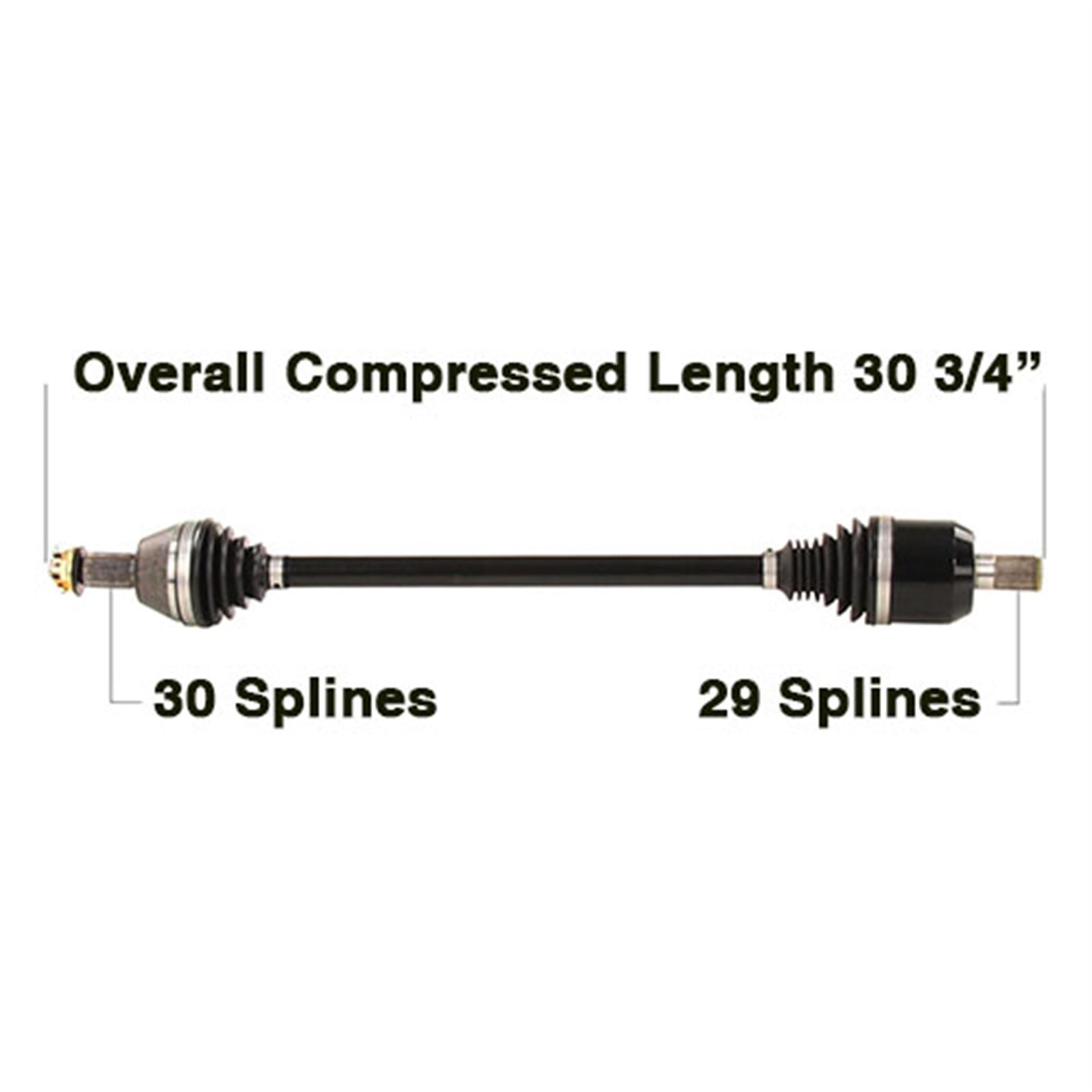 Tytaneum Heavy Duty CV Axle Replacement for Honda HON-6052HD_728851