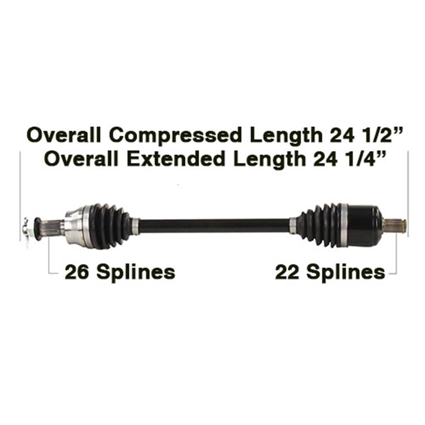 Tytaneum Heavy Duty CV Axle Replacement for Polaris POL-6090HD_728852