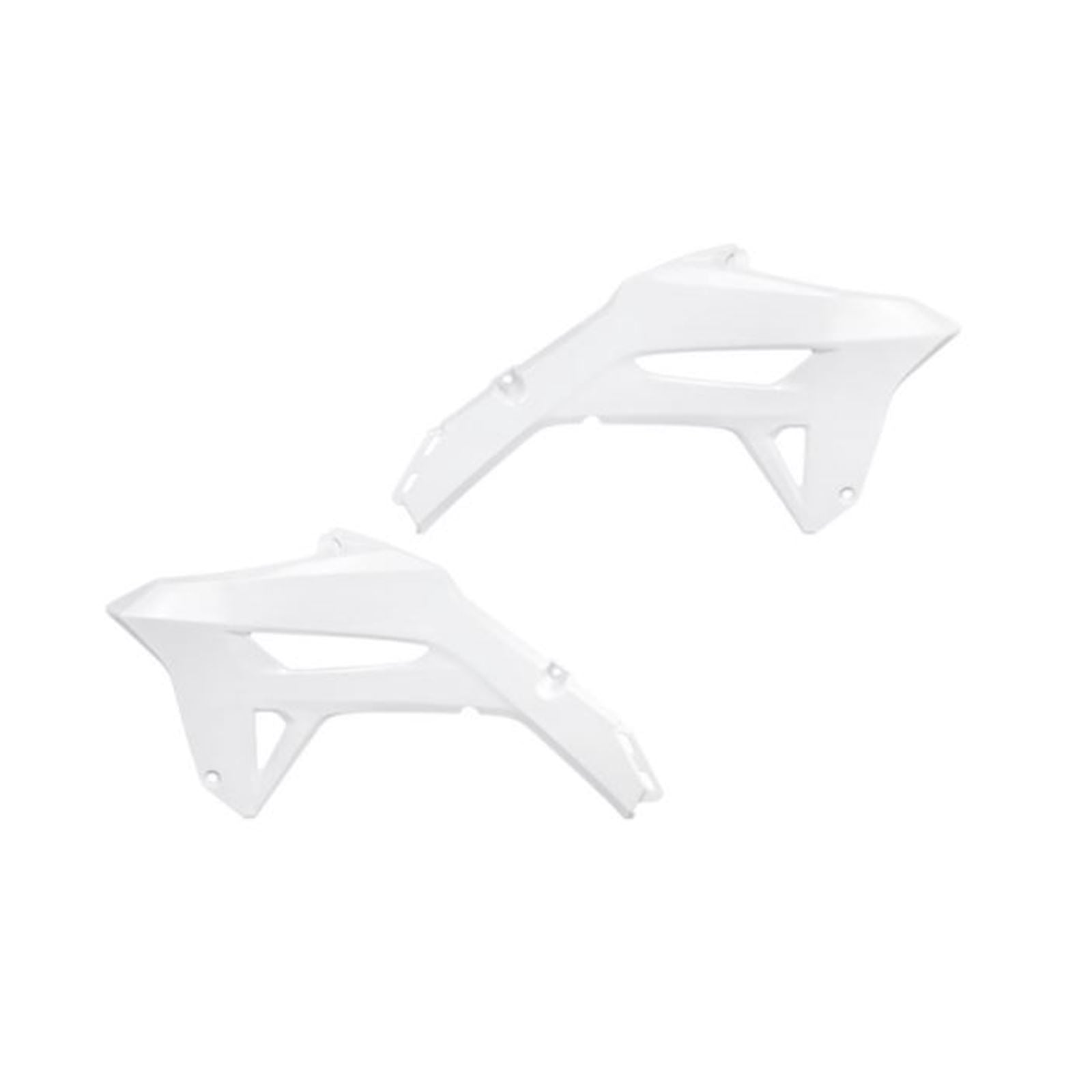 UFO Plastics Radiator Shroud - White - CRF450 [MPN: HO05605-041]_875535