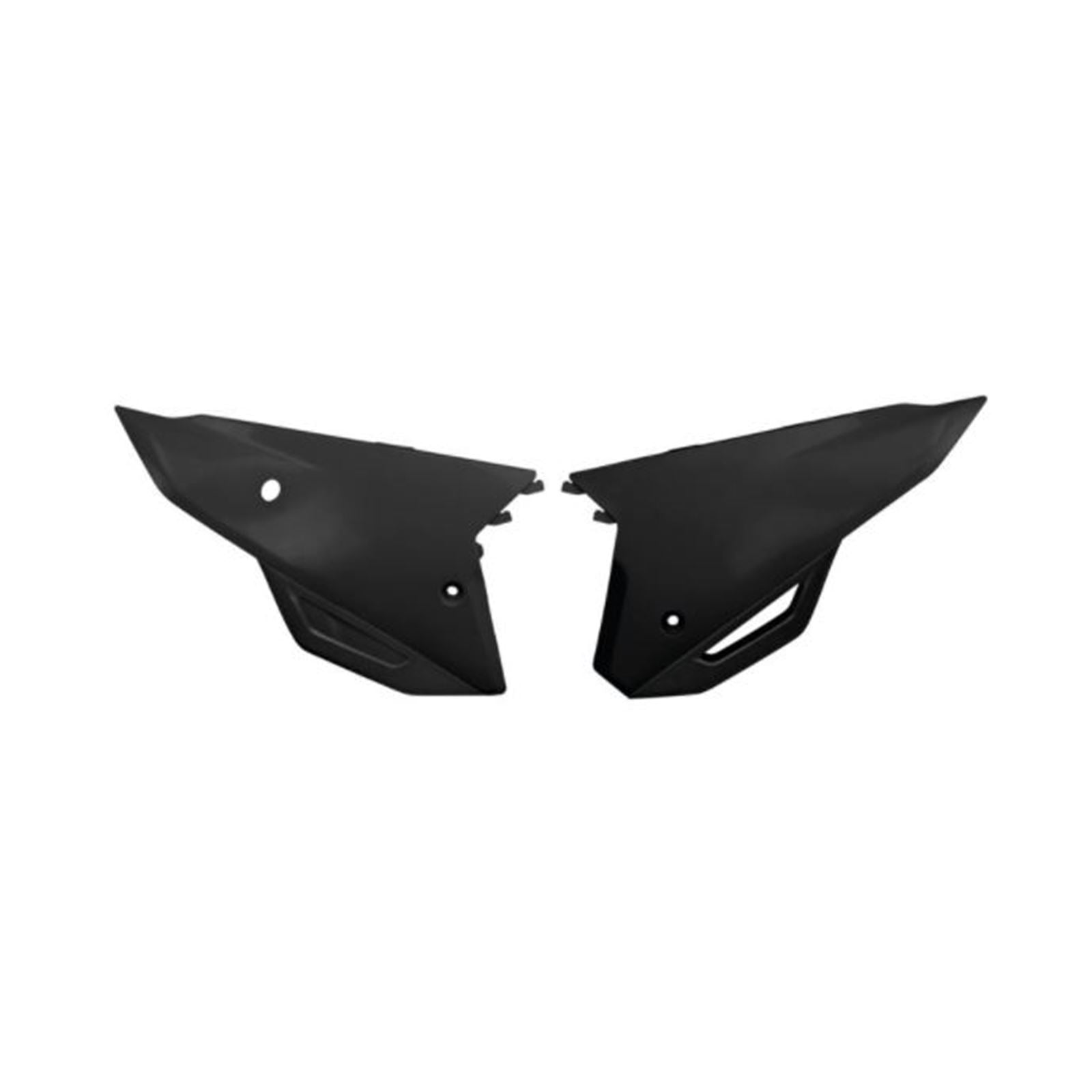 UFO Plastics Side Number Plates for Honda - Black [MPN: HO05606-001]_875536