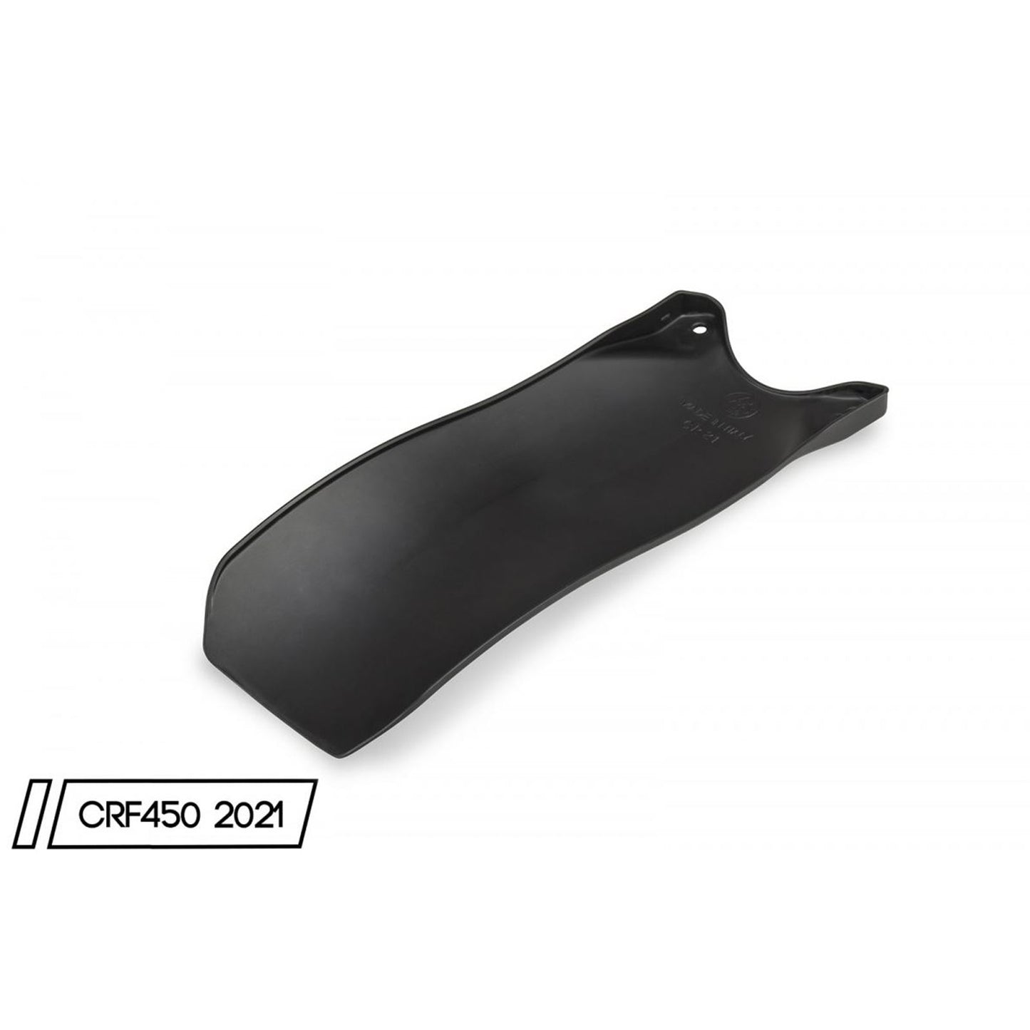 UFO Plastics Rear Mud Plate for Honda CRF450 - Black [MPN: HO05608-001]_875537
