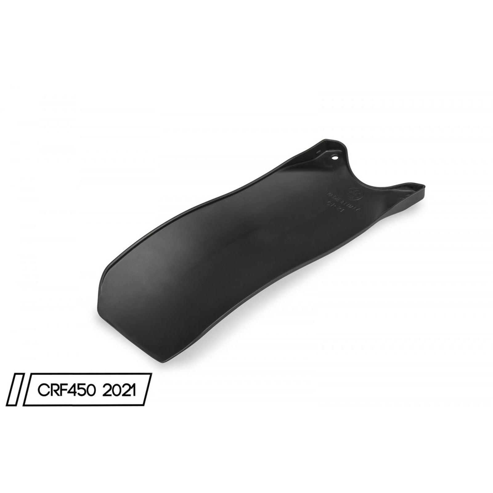 UFO Plastics Rear Mud Plate for Honda CRF450 - Black [MPN: HO05608-001]_875537