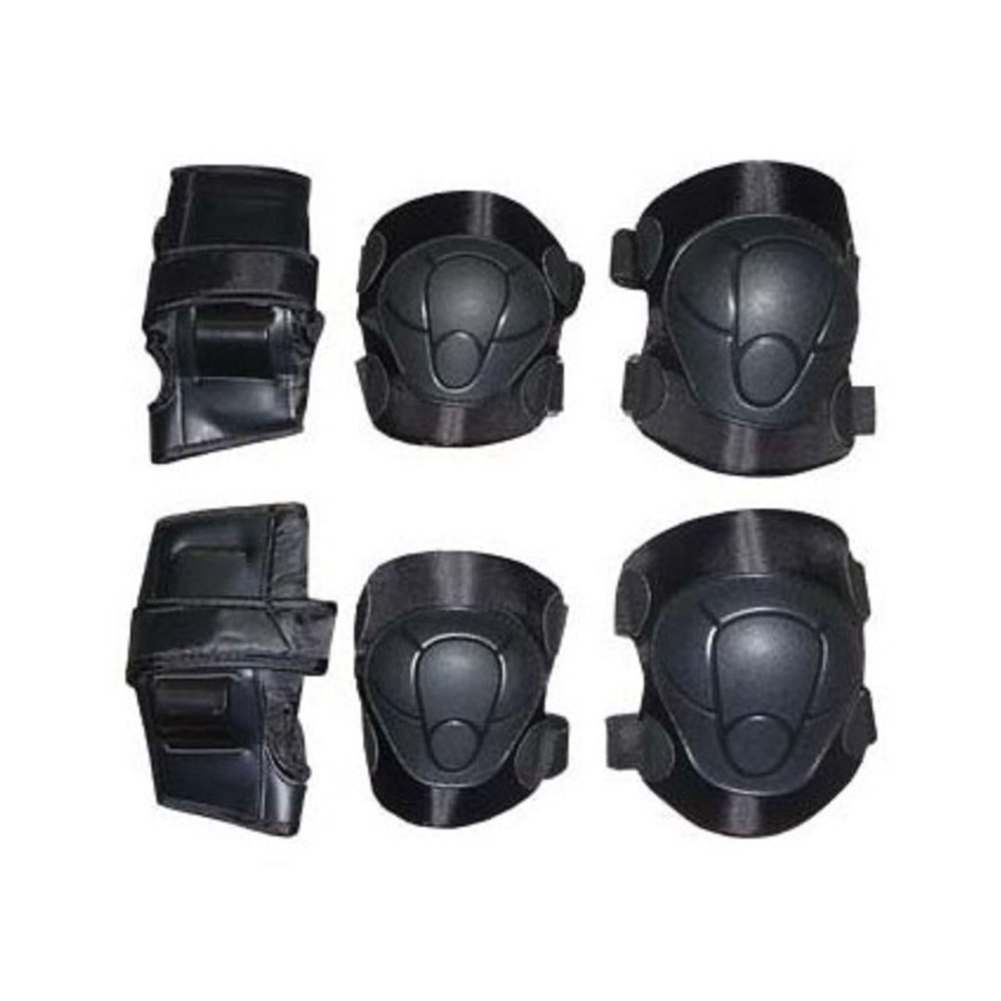 Bravovelo Knee/Elbow/Wrist Guard/Set - Large - 6/Pieces Protective Gear - D. Large_729008