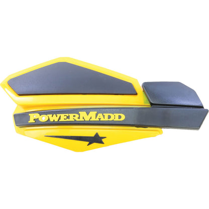 Powermadd Star Series Handguards - Yellow/Black 34201_194488