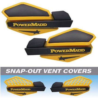 Powermadd Star Series Handguards - Yellow/Black 34201_590819