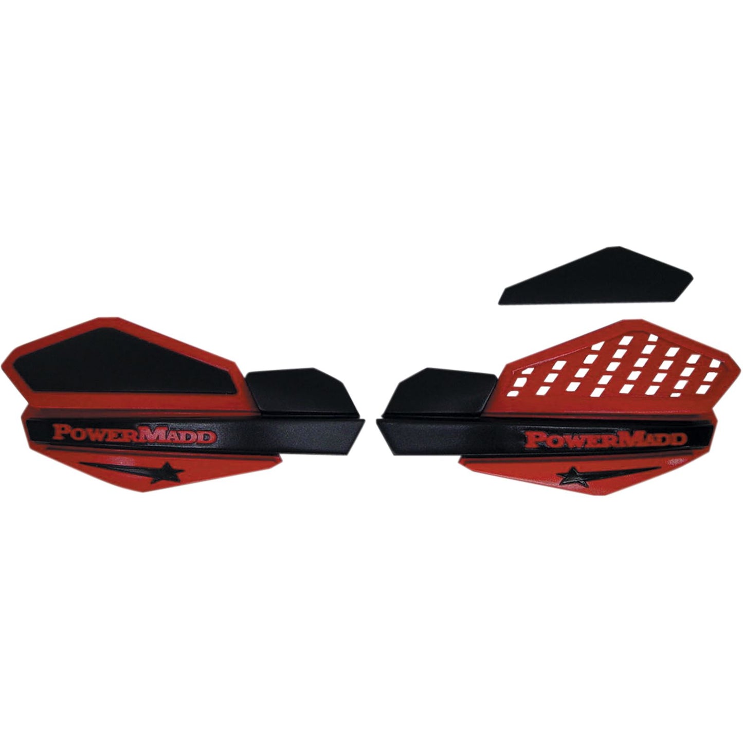Powermadd Star Series Handguards - Red/Black 34202_503336