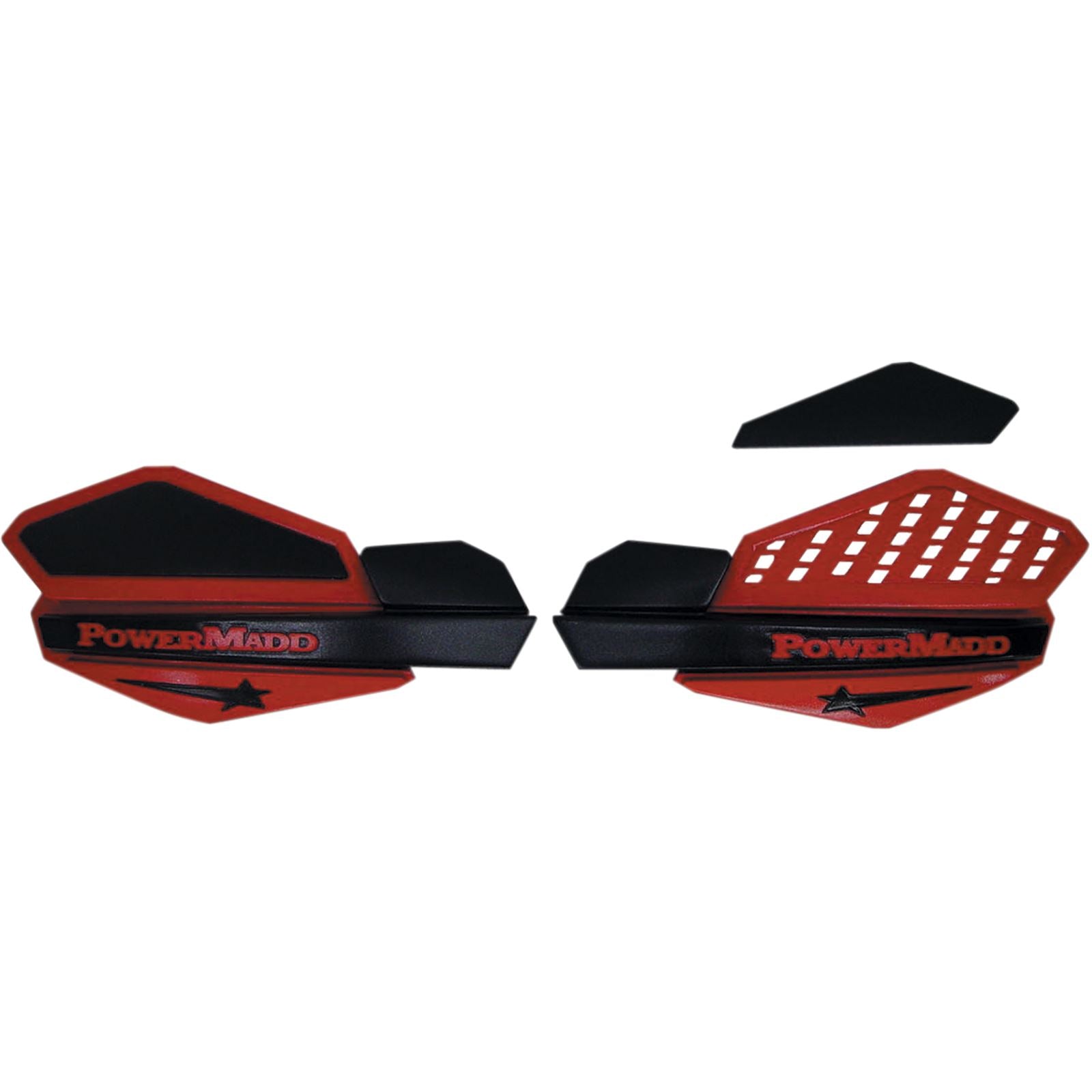 Powermadd Star Series Handguards - Red/Black 34202_503336