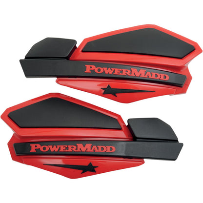 Powermadd Star Series Handguards - Red/Black 34202_503337