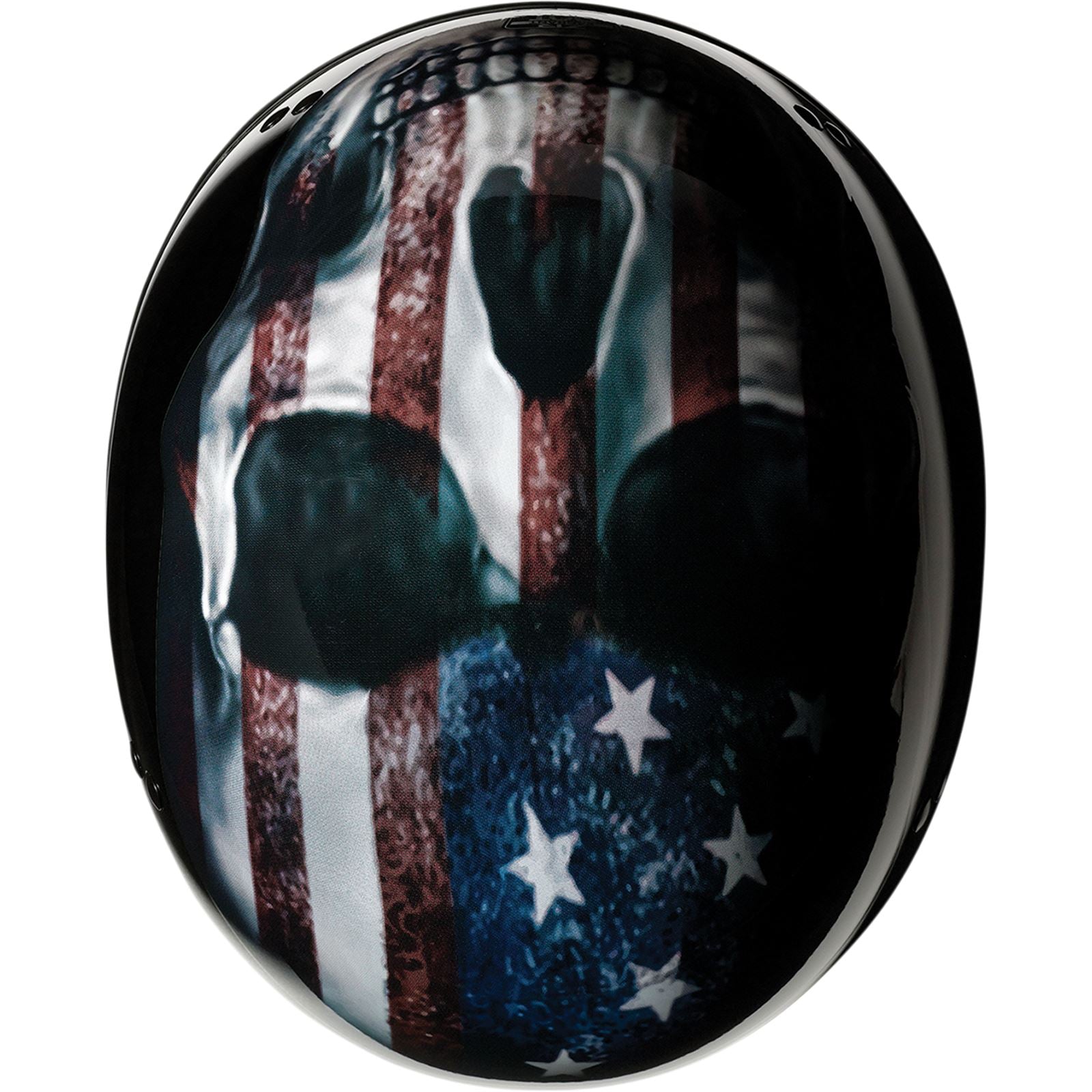 Vagrant Helmet - USA Skull - Black - Large_1016401