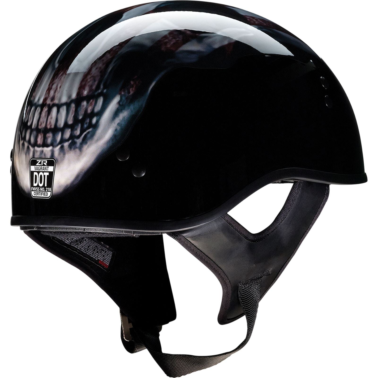 Vagrant Helmet - USA Skull - Black - 2XL_1010322