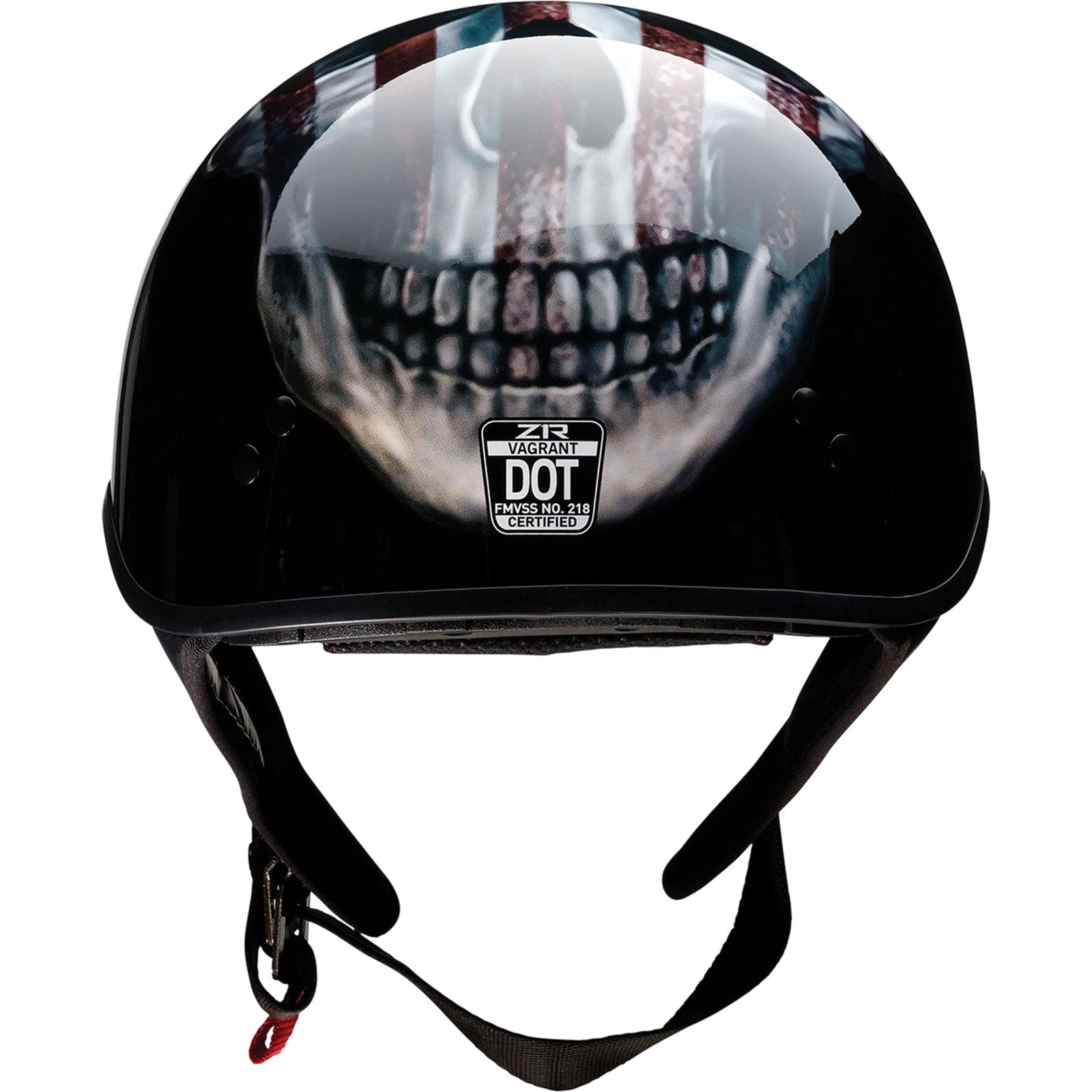 Vagrant Helmet - USA Skull - Black - 2XL_1016387