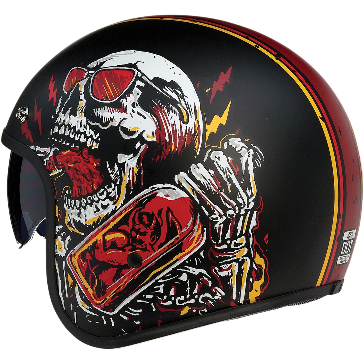 Saturn Helmet - Devil Made Me - Black/Red - Small_1016437