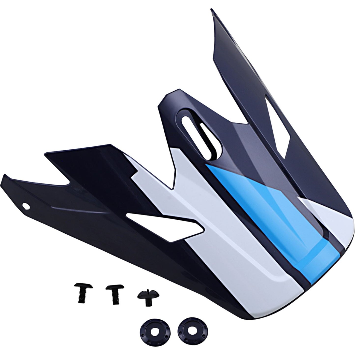 Z1R Rise Visor - Evac - Gloss Blue/White 0132-1394_1017972
