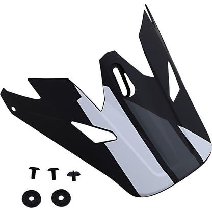 Z1R Rise Visor - Evac - Matte Black/White/Gray 0132-1397_1012645