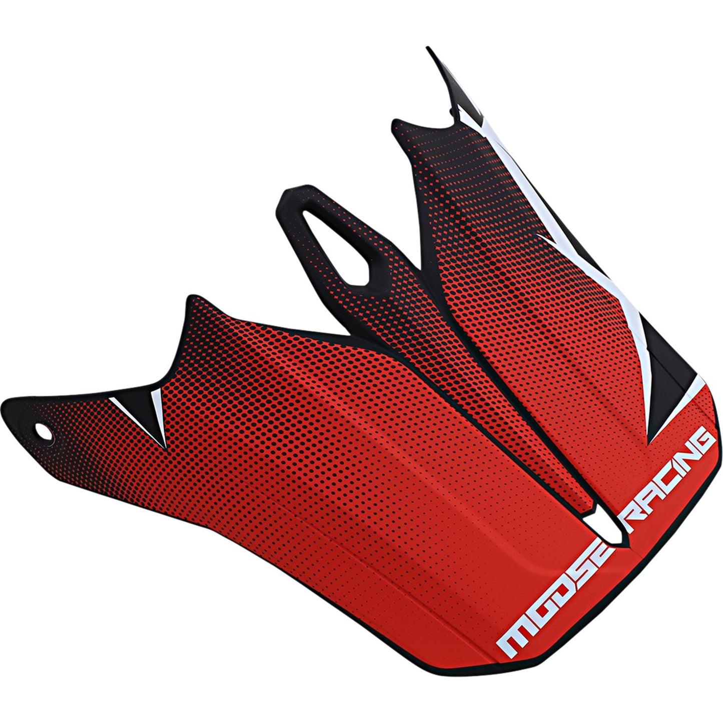 Moose Offroad F.I. Agroid Visor Kit - Red/Black 0132-1412_1011372
