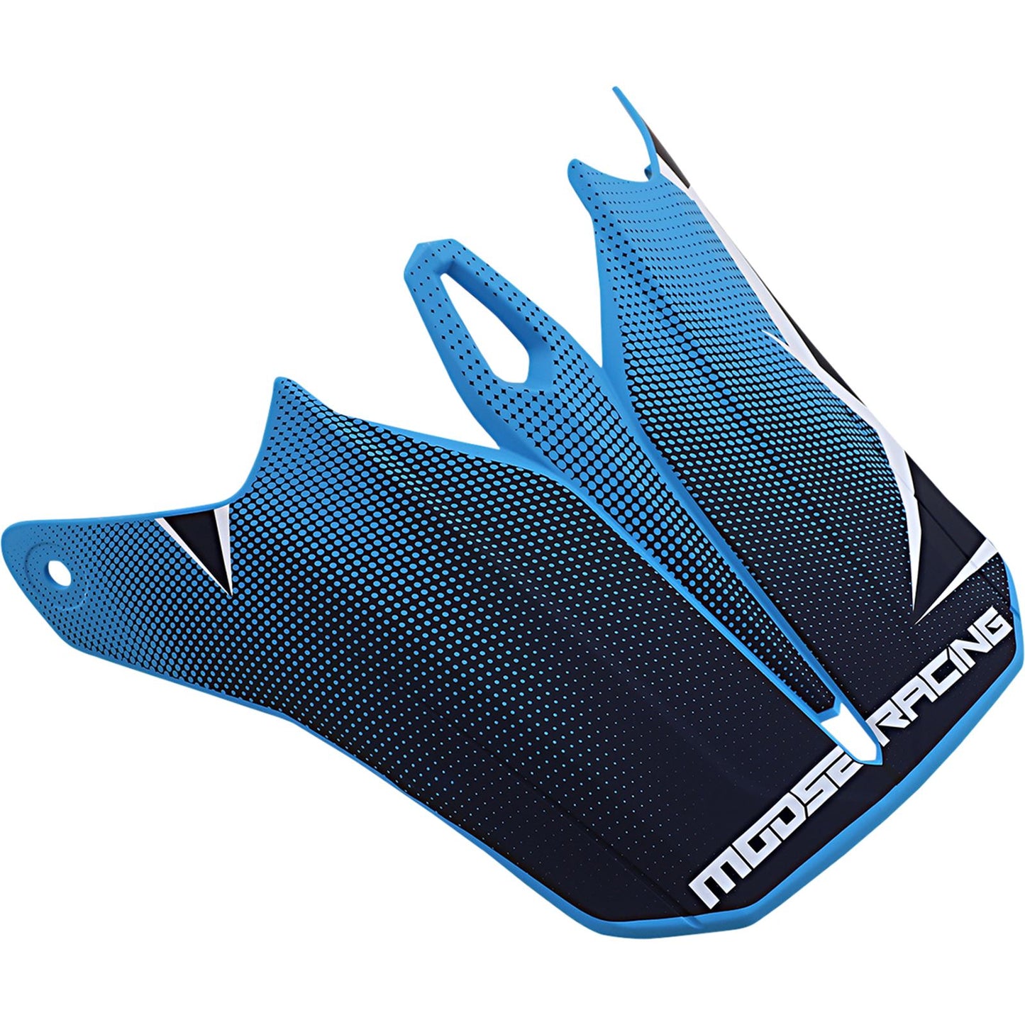 Moose Offroad F.I. Agroid Visor Kit - Navy/Light Blue 0132-1414_1018042