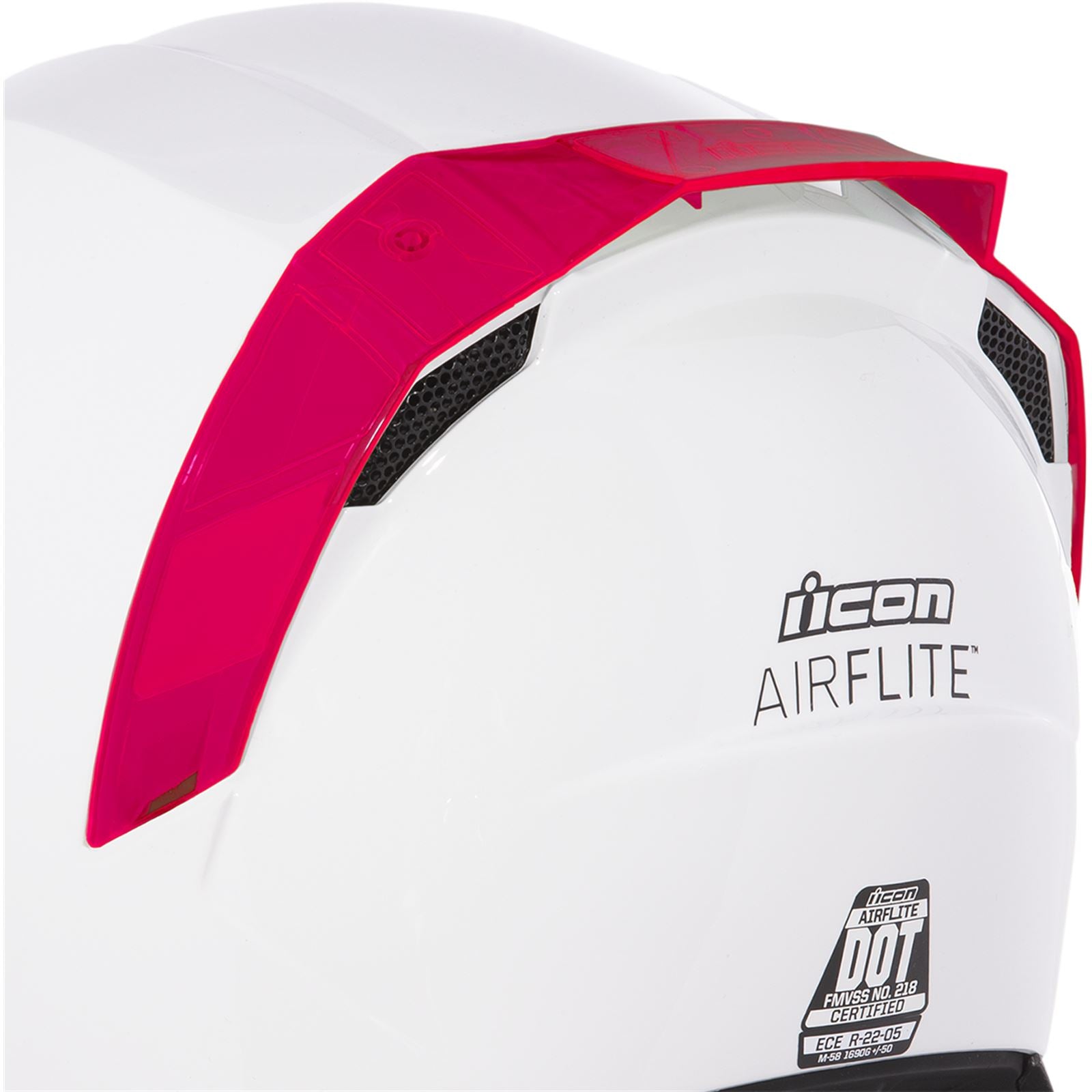 Icon Airflite™ Rear Spoiler - Dayglo Red 0133-1308_1018140