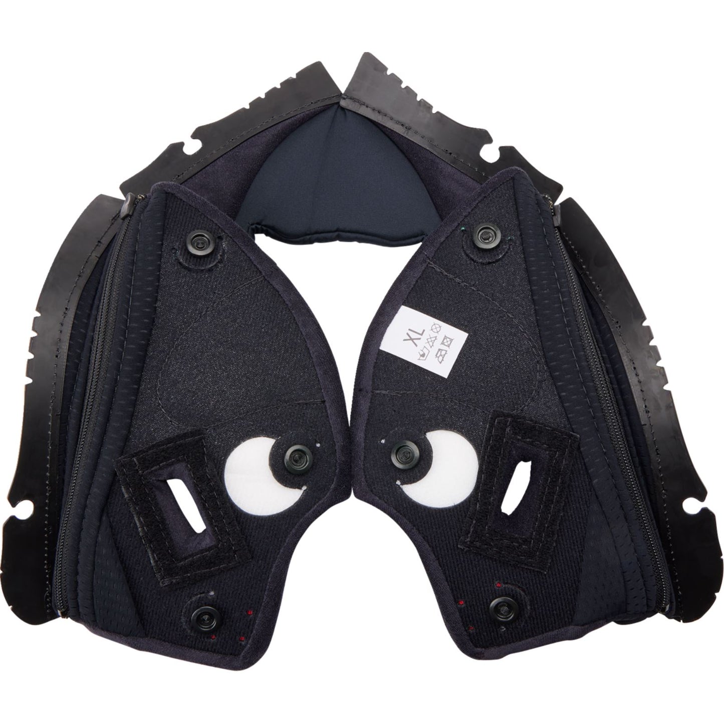 Pista GP RR Cheek Pads - Black/Red - XL_1368480