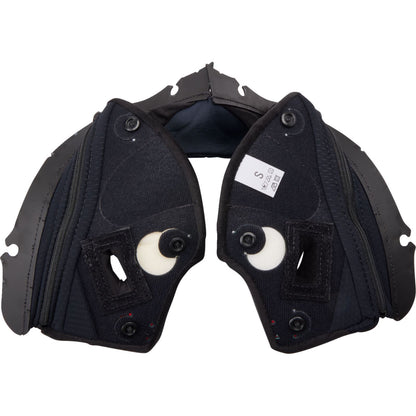 Pista GP RR Cheek Pads - Black/Red - XL_1368455