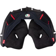 AGV Helmets Pista GP RR Cheek Pads - Black/Red_1368434
