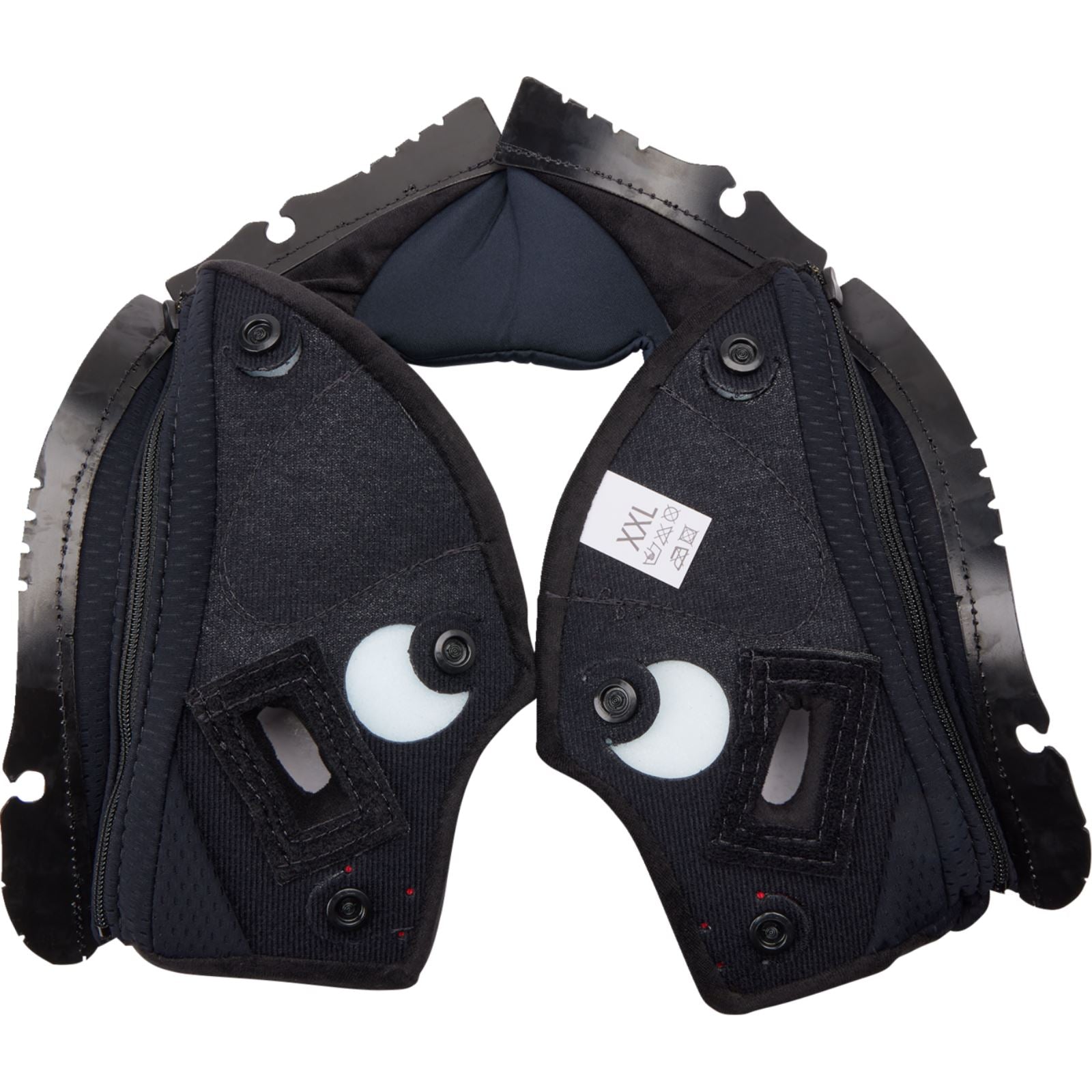 AGV Helmets Pista GP RR Cheek Pads - Black/Red_1368436