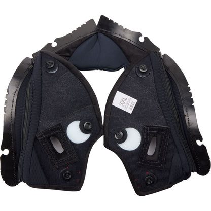 AGV Helmets Pista GP RR Cheek Pads - Black/Red_1368436