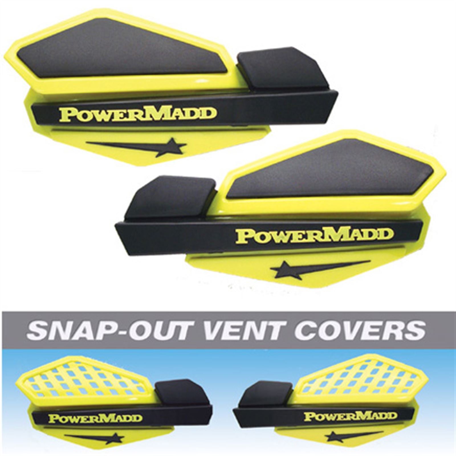 Powermadd Star Series Handguards - Yellow/Black 34206_590829