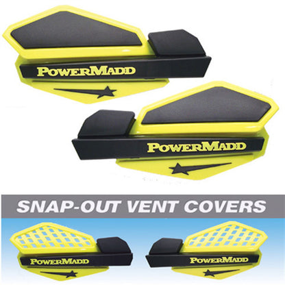 Powermadd Star Series Handguards - Yellow/Black 34206_590829