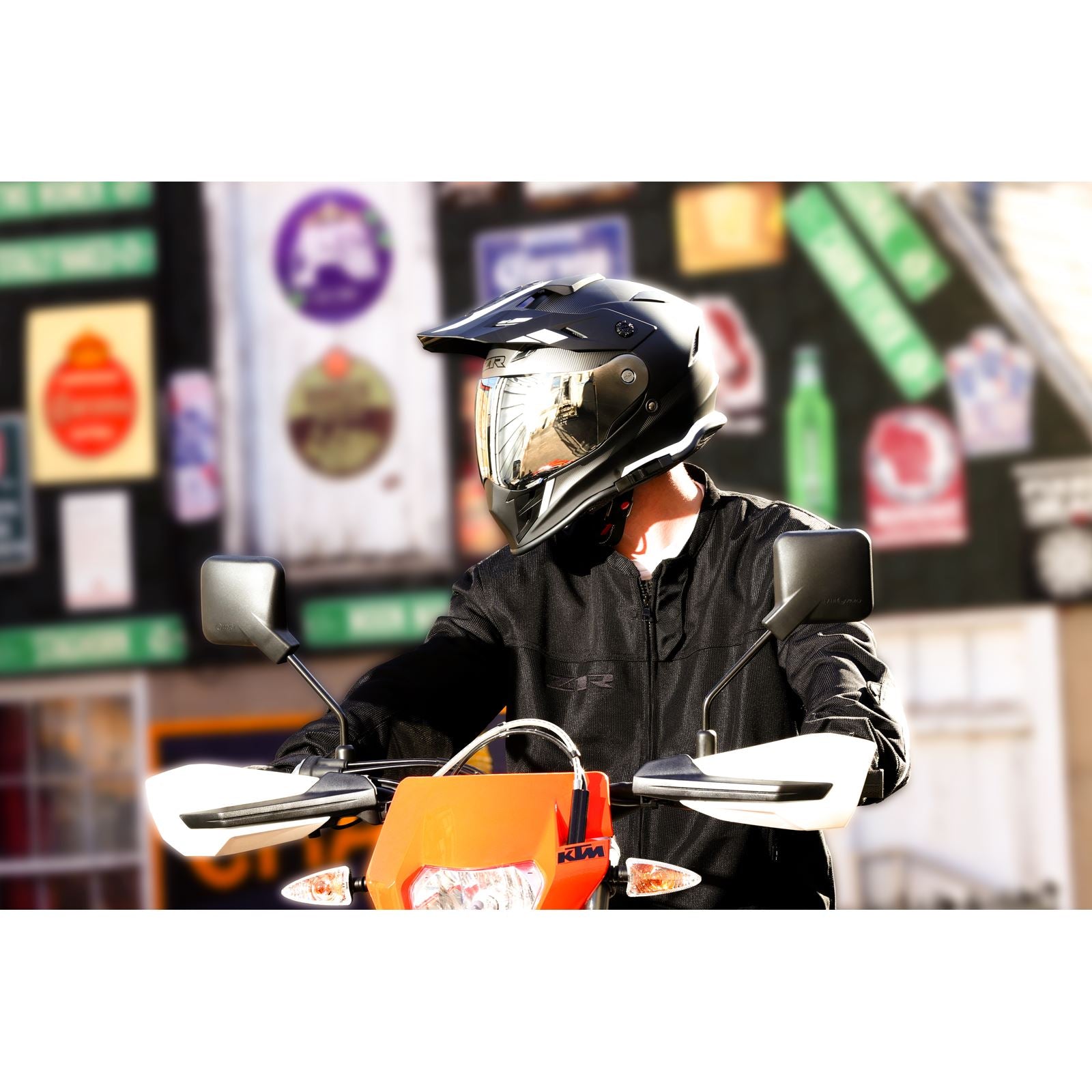 Z1R Range Helmet - Uptake - Black/White - Large 0140-0010_1018170