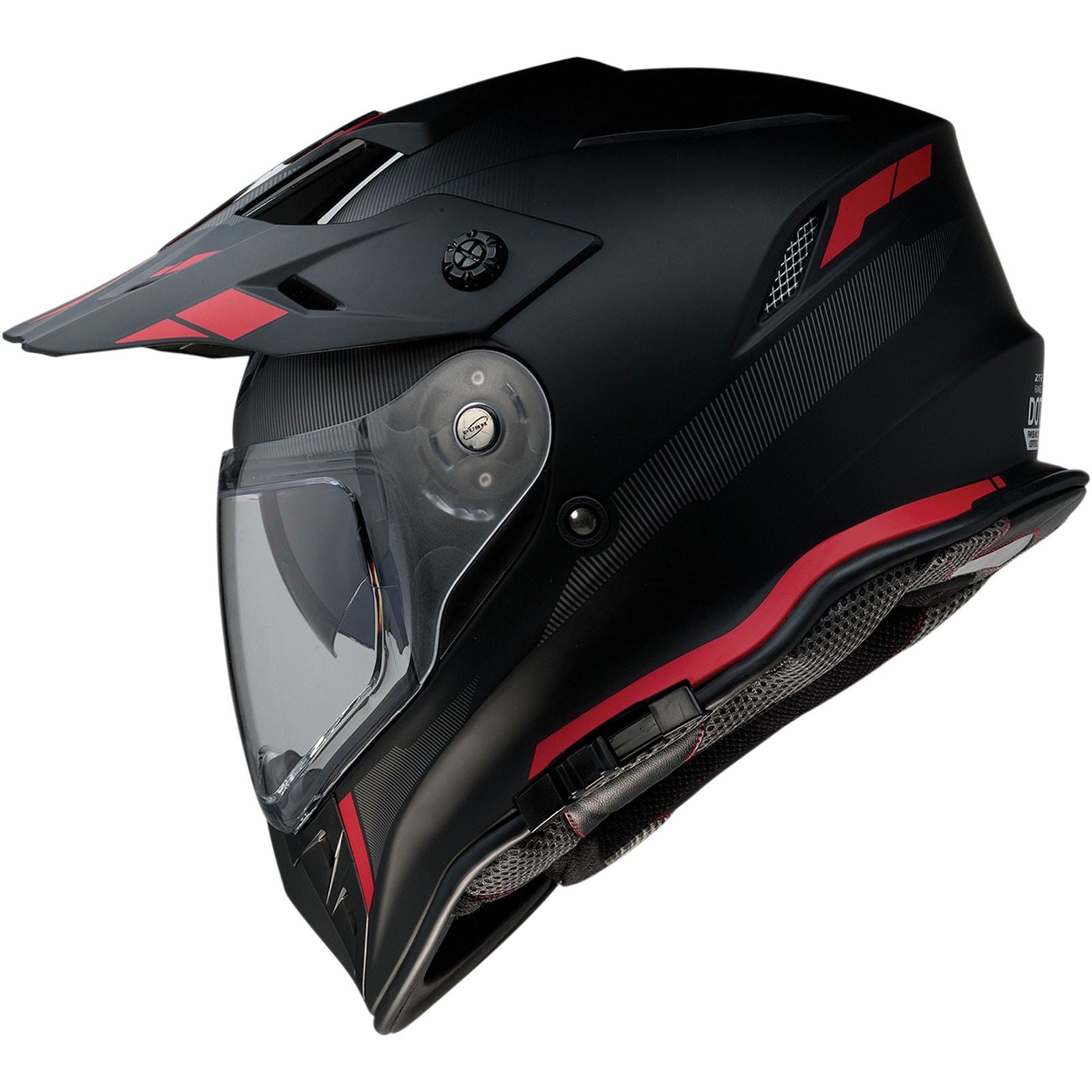 Z1R Range Helmet - Uptake - Black/Red - Medium 0140-0015_1011480