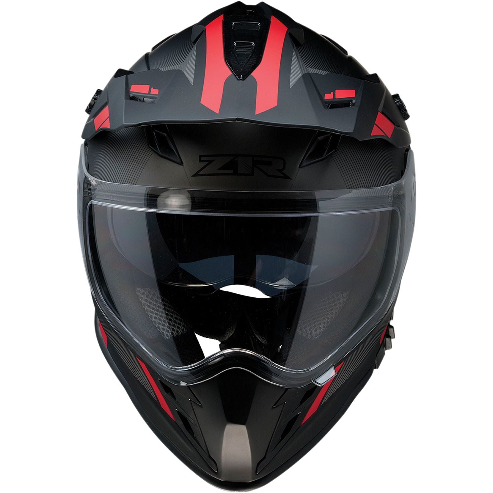 Z1R Range Helmet - Uptake - Black/Red - Medium 0140-0015_1011483