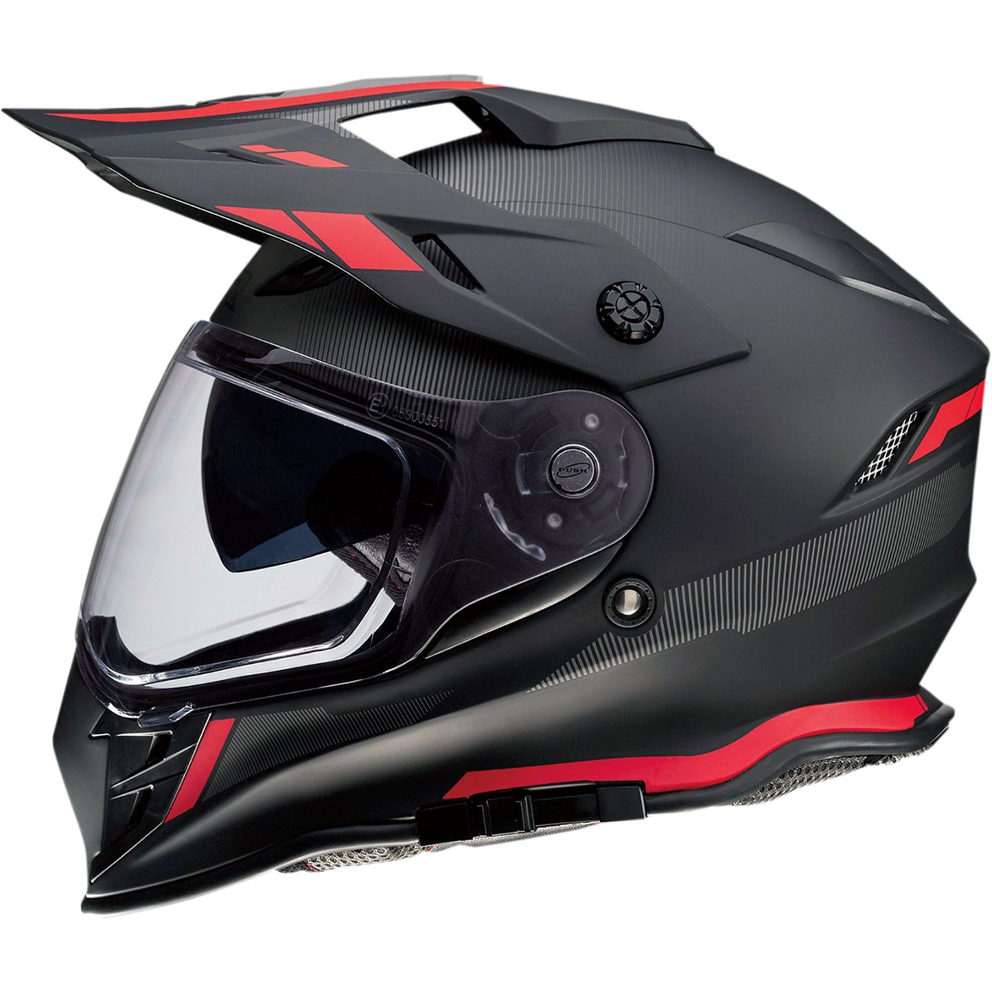 Z1R Range Helmet - Uptake - Black/Red - XL 0140-0017_1011544