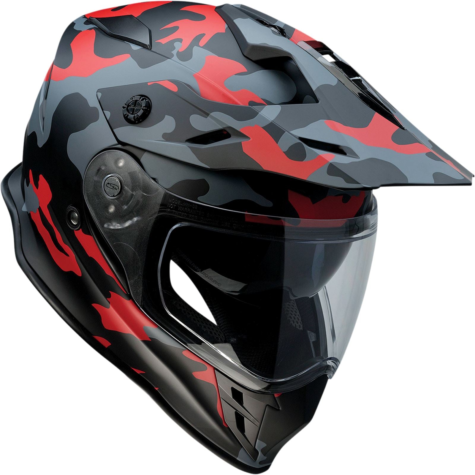 Z1R Range Helmet - Camo - Red - XL 0140-0097_1018325