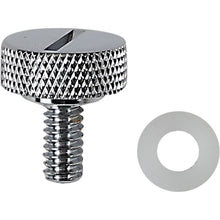 Drag Specialties Seat Knob - Chrome - Slotted - 1/4-20 0820-0146_1012705