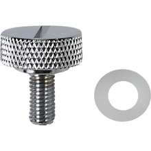 Drag Specialties Seat Knob - Chrome - Slotted - 1/4-28 0820-0150_1012432
