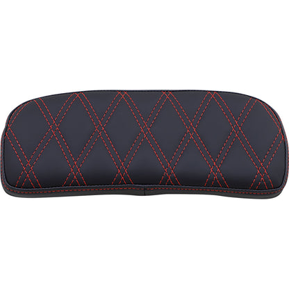 Drag Specialties Chopped Tour-Pak Pad - Double Diamond - Red 0822-0434_1011681