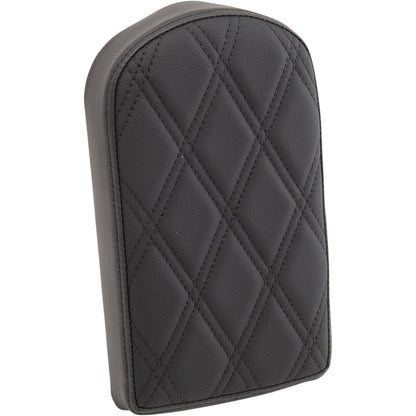 Drag Specialties Sissy Bar Pad - Double Diamond - Black - 10" 0822-0440_1018490