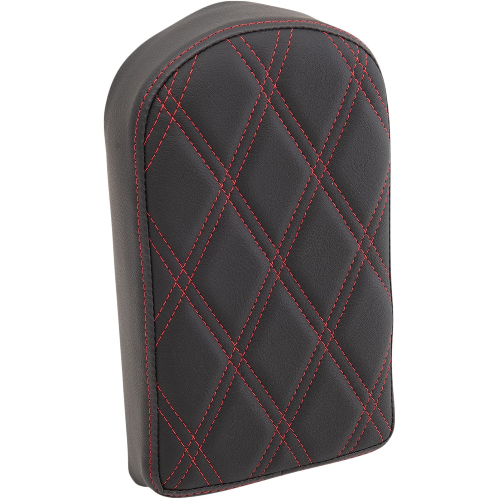 Drag Specialties Sissy Bar Pad - Double Diamond - Red - 10" 0822-0442_1018492